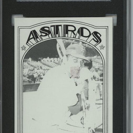 1972 Topps #416 Johnny Edwards 7 card progressive proof. 43a