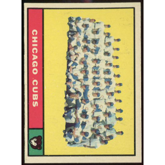 1961 Topps Baseball #122 Chicago Cubs Team NMMT c00498