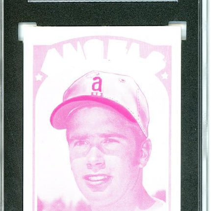 1972 Topps #521 Alan Foster 7 card progressive proof. 18a