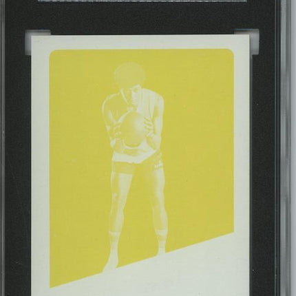 1972 Topps #21 Wes Unseld 9 card progressive proof. 13a