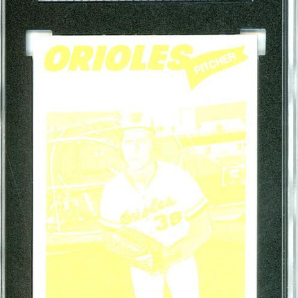 1977 Topps #466 Fred Holdsworth 9 card progressive proof. 8a