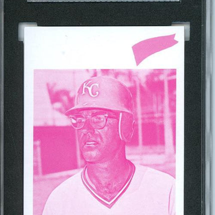 1977 Topps #509 Cookie Rojas 9 card progressive proof. 33a