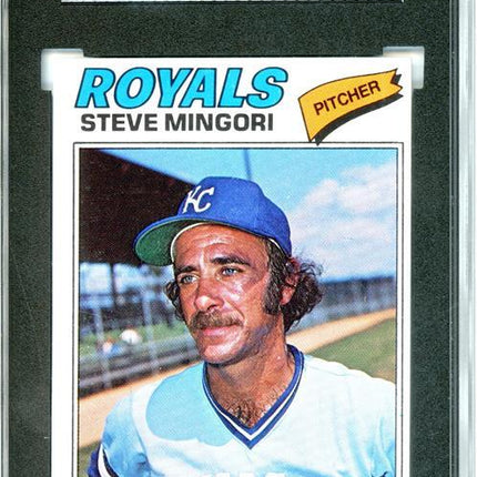 1977 Topps #313 Steve Mingori 9 card progressive proof. 13a