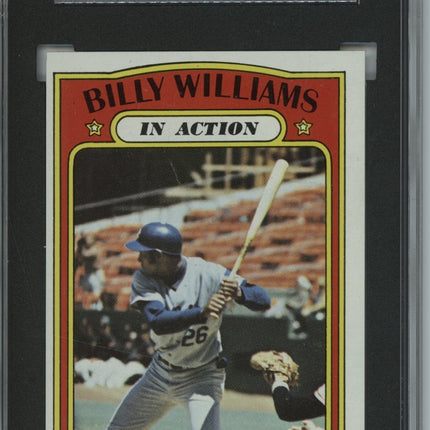 1972 Topps #440 Billy (Action) Williams 7 card progressive proof. 7a