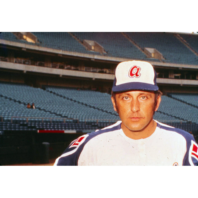 Original UP Press Joe Niekro 60's/70's Slide/Transparency Braves T0411