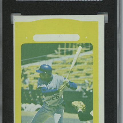 1972 Topps #440 Billy (Action) Williams 7 card progressive proof. 7a