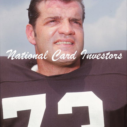 1969 Monte Clark Topps Original Transparencies (2) Browns w/envelope tp00039