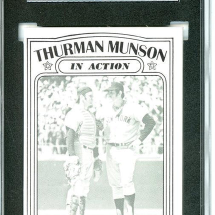 1972 Topps #442 Thurman (Action) Munson 7 card progressive proof. 40a