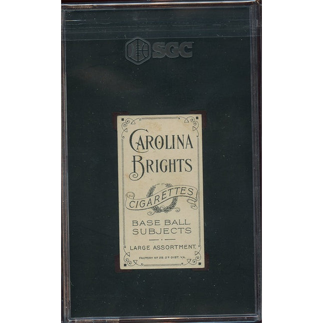 1911 Sweet Caporal T206 Charley Carr Carolina Brights Back SGC 5 Highest Graded