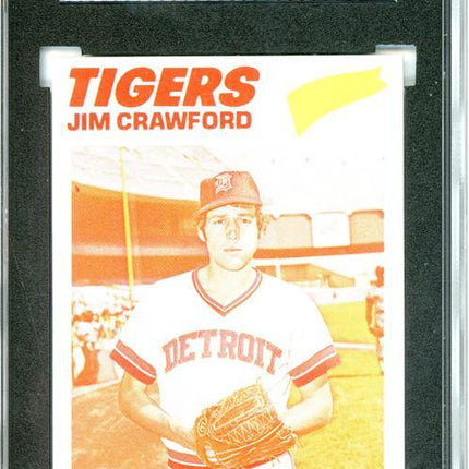 1977 Topps #69 Jim Crawford 9 card progressive proof. 5a