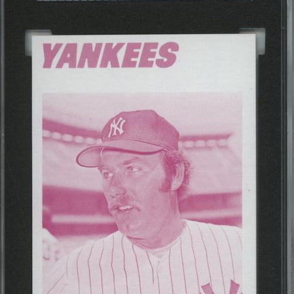 1977 Topps #598 Sparky Lyle 9 card progressive proof. 38a