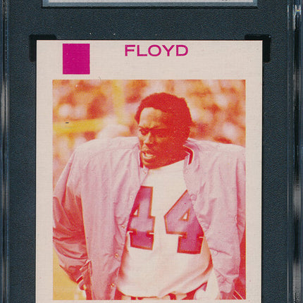 1973 Topps FB 8 Card Progressive Proof #289 Floyd Little 73TFB05