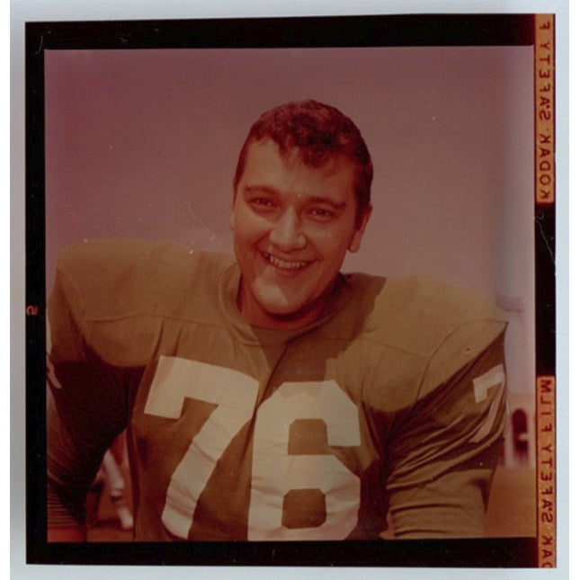 Late 1950's Topps Football Transparency Dick Chovovich Eagles T0314