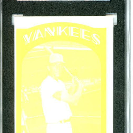 1972 Topps #409 Frank Baker 7 card progressive proof. 29a