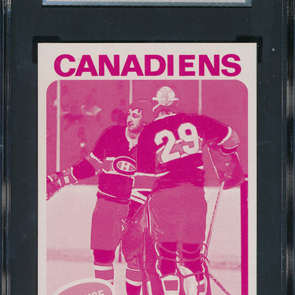 1975/76 Topps Hockey #198 Guy Lapointe 11 Card Progressive Proof 75THC21