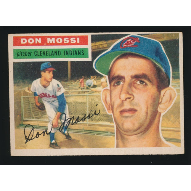 1956 Topps Baseball #39 Don Mossi Grey Back (ex+) c05289