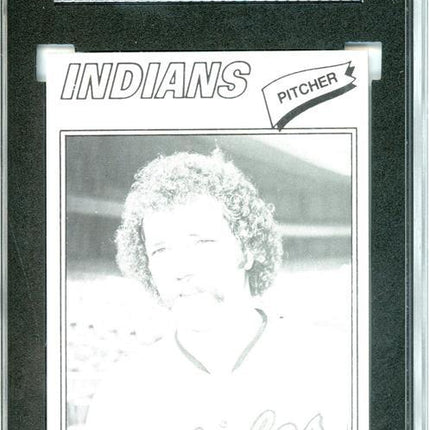 1977 Topps #33 Wayne Garland 9 card progressive proof. un-issued image. 15a