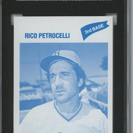1977 Topps #111 Rico Petrocelli 9 card progressive proof. 65a