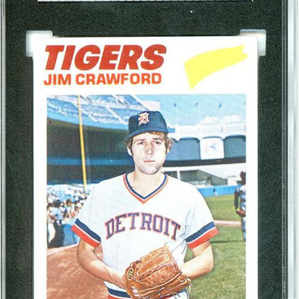 1977 Topps #69 Jim Crawford 9 card progressive proof. 5a
