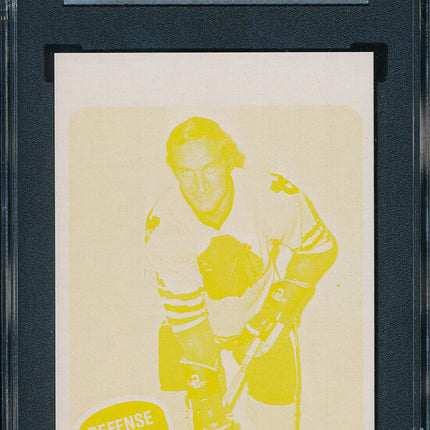 1975/76 Topps Hockey #157 Bill White 11 Card Progressive Proof 75THC13