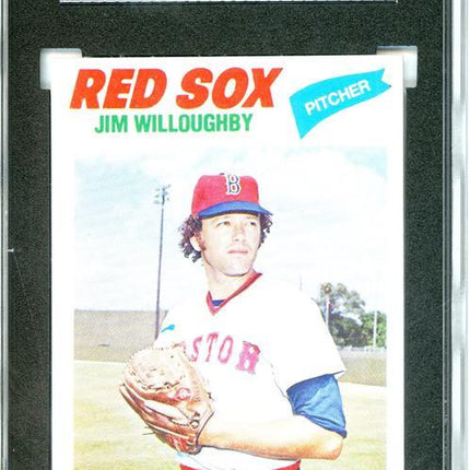1977 Topps #532 Jim Willoughby 9 card progressive proof. 6a