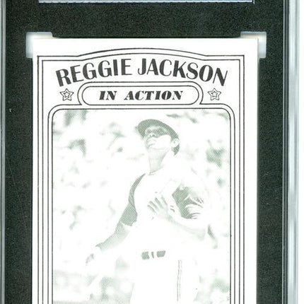1972 Topps #436 Reggie (Action) Jackson 7 card progressive proof. 37a