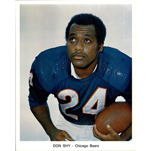 1973 Chicago Bears Team Issued Don Shy 7" x 8 5/8" Color photo c06162