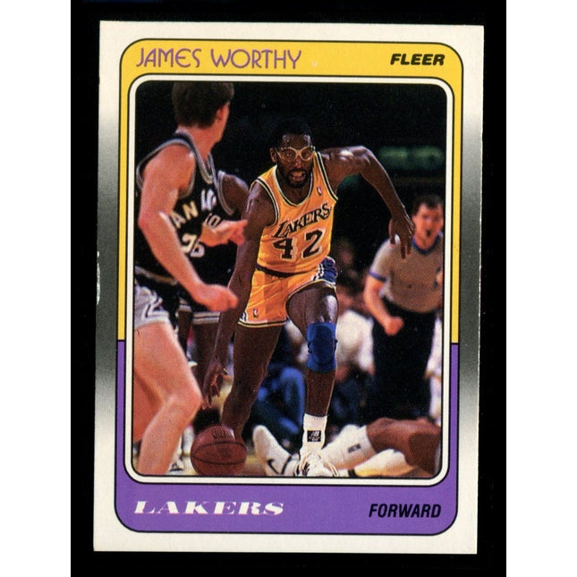 1989 Fleer Basketball #70 James Worthy NMMT c03120