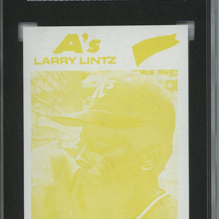 1977 Topps #323 Larry Lintz 8 card progressive proof. 2a
