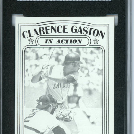 1972 Topps #432 Clarence (Action) Gaston 7 card progressive proof. 5a