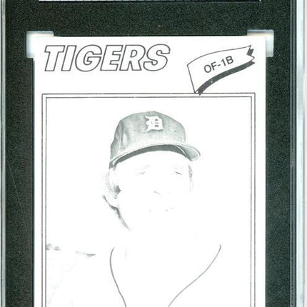 1977 Topps #533 Mickey Stanley 9 card progressive proof. 10a