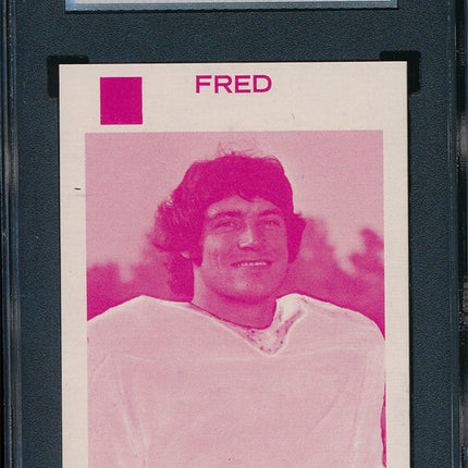 1973 Topps FB 8 Card Progressive Proof #396 Fred Willis 73TFB01