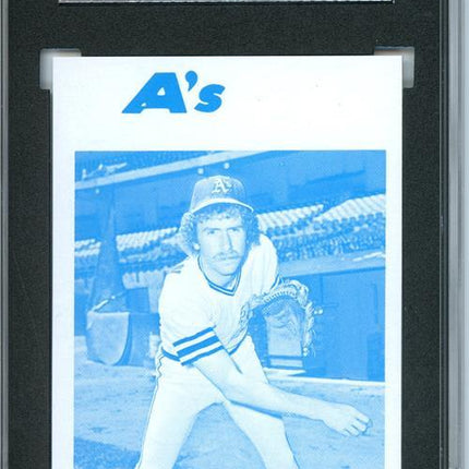 1977 Topps #101 Dick Bosman 9 card progressive proof. 36a