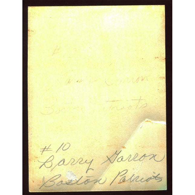 1964 Topps Football Original Flexichrome #10 Larry Garron Patriots T0198