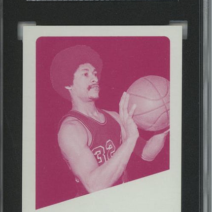 1972 Topps #23 Fred Hilton 9 card progressive proof. 21a