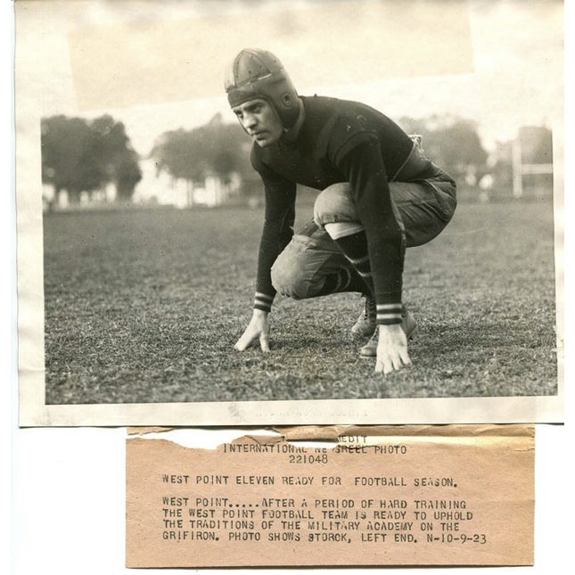 10-9-1923 Storck, Left End of West Point Type 1 Orginal photo a_185