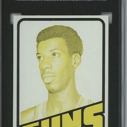 1972 Topps #47 Charlie Scott 9 card progressive proof. 57a