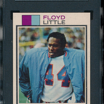 1973 Topps FB 8 Card Progressive Proof #289 Floyd Little 73TFB05