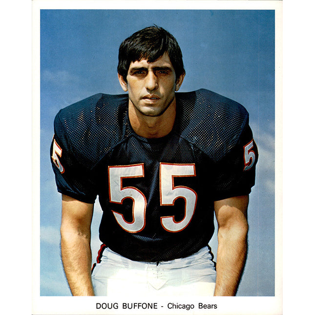 1973 Chicago Bears Team Issued Doug Buffone 7" x 8 5/8" Color photo c06171