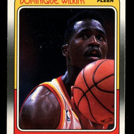1989 Fleer Basketball #5 Dominique Wilkens NMMT c03125