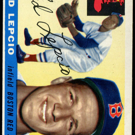 1955 Topps Baseball #128 Ted Lepcio NM c01458