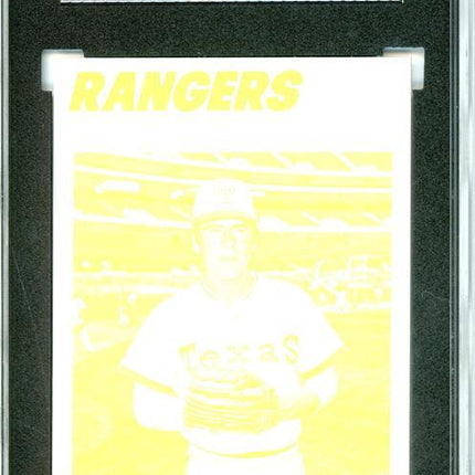 1977 Topps #137 Jeff Terpko 9 card progressive proof. 12a