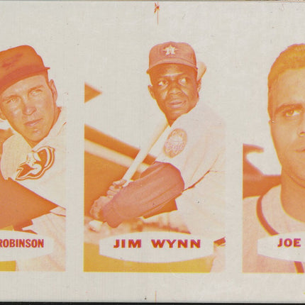 1967 Bazooka Panel #34-36 Acetate Proof Set of 4.B.Robinson, Wynn, Torre