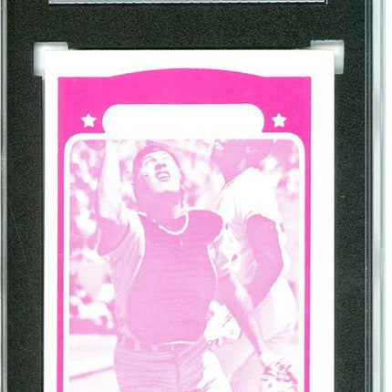 1972 Topps #434 Johnny (Action) Bench 7 card progressive proof. 38a