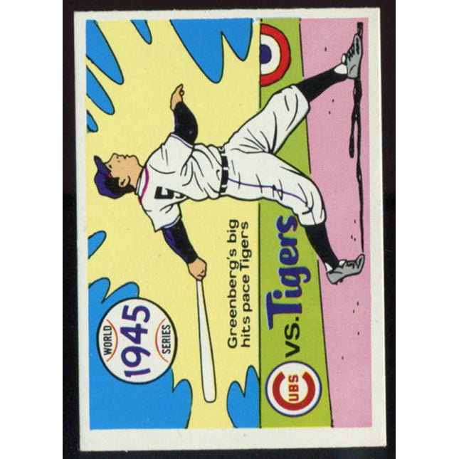 1970 Fleer Baseball World Series 1945 World SeriesGreenberg  NMMT c00260