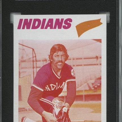 1977 Topps #267 Ray Fosse 9 card progressive proof. 42a