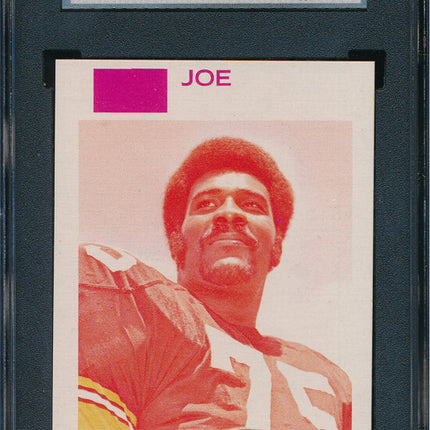 1973 Topps FB 8 Card Progressive Proof #280 Joe Greene 73TFB11