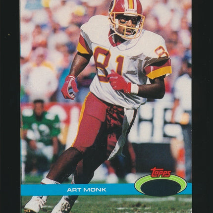 1991 Stadium Club Football Oversized Proof #179 Art Monk (Nrmt/Mt) c05115