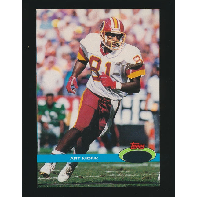 1991 Stadium Club Football Oversized Proof #179 Art Monk (Nrmt/Mt) c05115