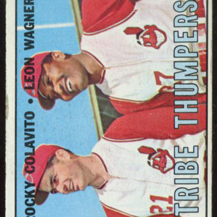 1967 Topps Baseball #109 Tribe Thumpers Colovito Wagner NM+ c01063